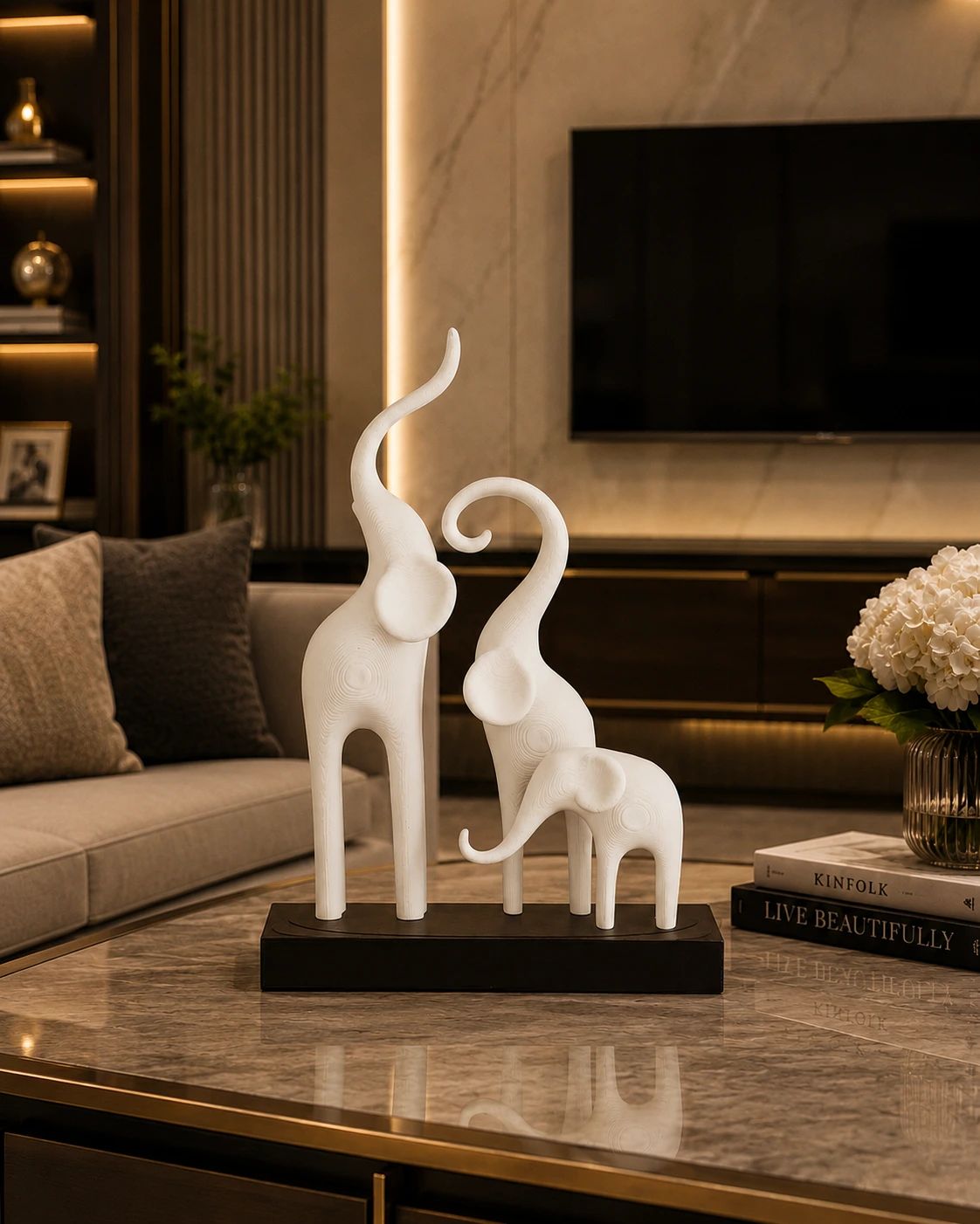 Decoração Familia de Elefantes