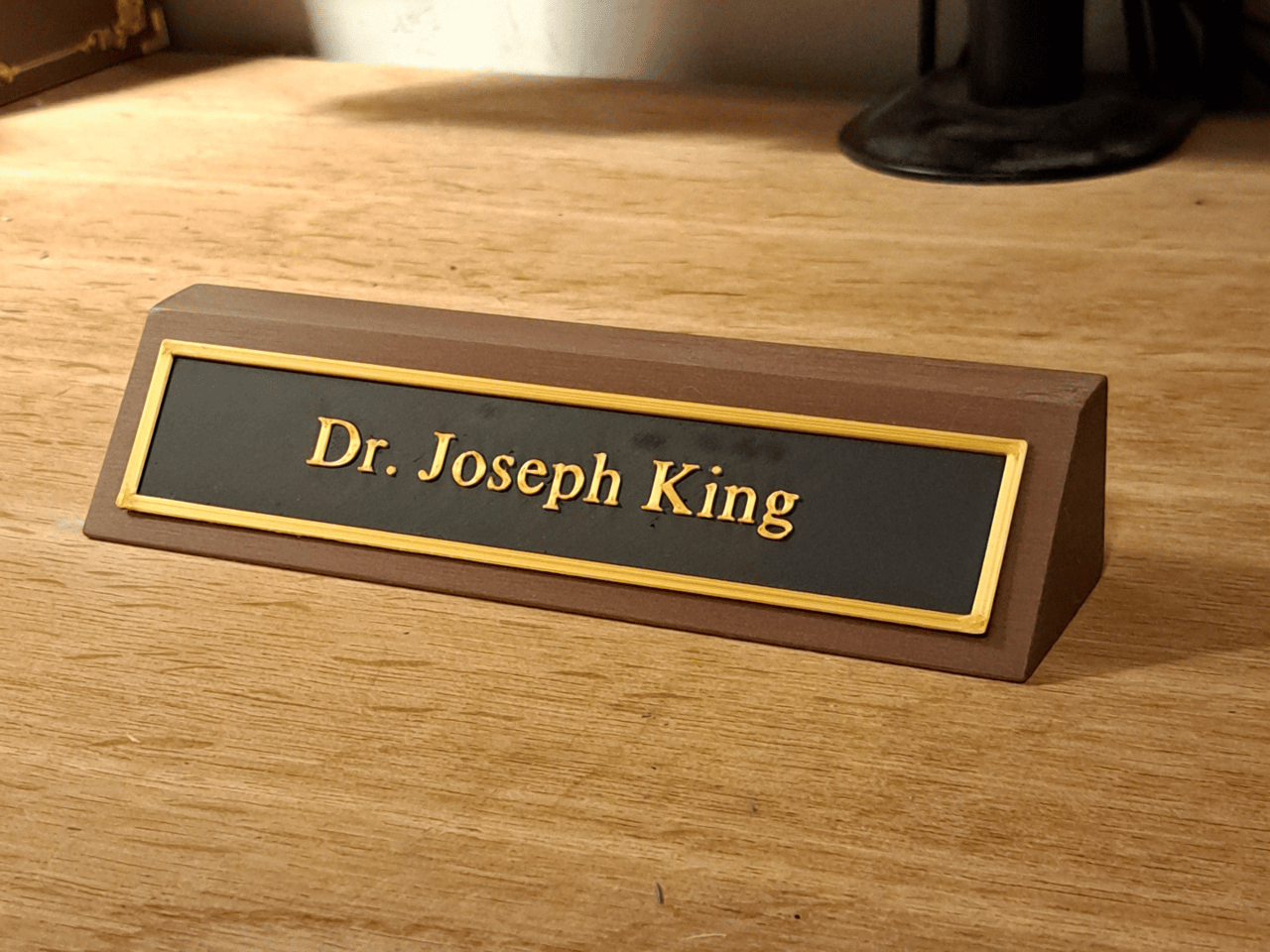  Placa de Mesa Personalizada