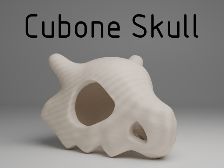 Cubone Pokemon Skull