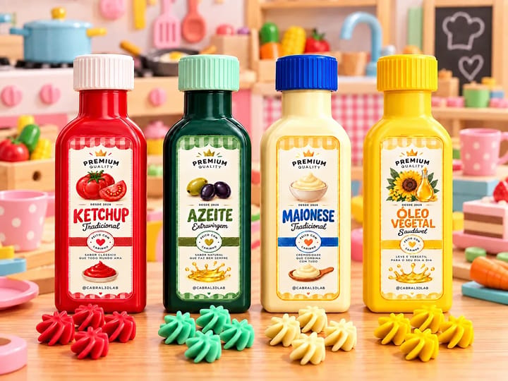 Kit Molhos e Temperos de Brincar